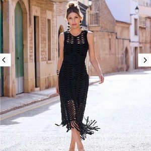 Boston Proper Fringe Dress